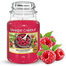 Yankee Candle Grande Jarre Parfumée - Framboise Rouge